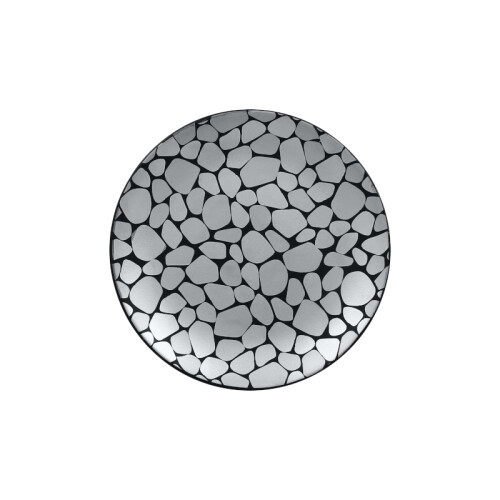 RAK Cobbles talíř mělký pr. 18 cm, stříbrný | RAK-CBNNPR18