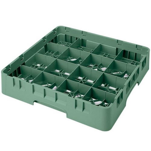 Koš Camrack 16 pozic, výška sklenice 30 cm - Zelená