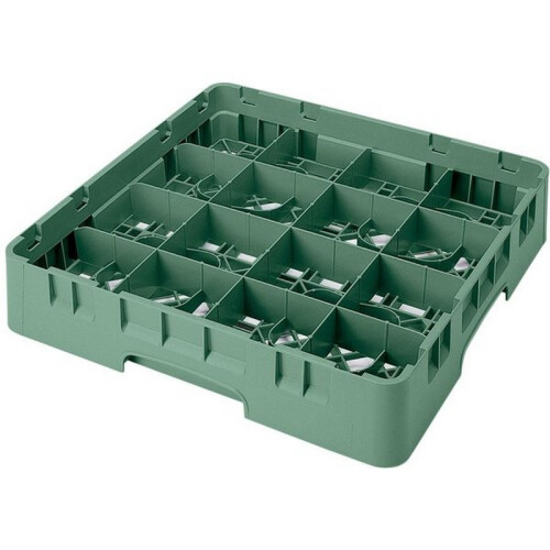 Koš Camrack 16 pozic, výška sklenice 32 cm - Zelená