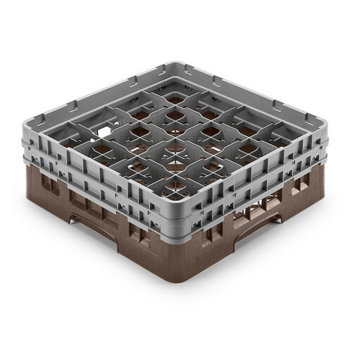 Koš Camrack 16 pozic, výška sklenice 25,8 cm - Hnědá