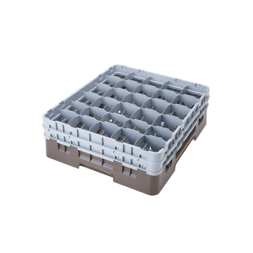 Koš Camrack 30 pozic, výška sklenice 25,8 cm - Hnědá
