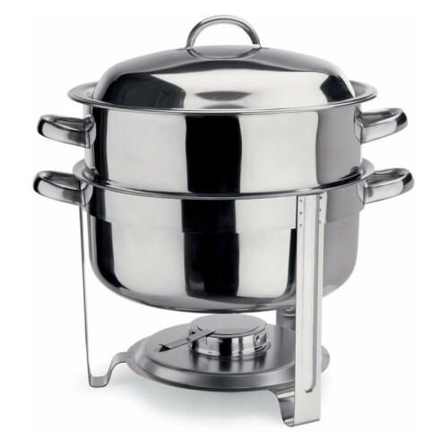 Chafing nerezový kulatý 13,5 l
