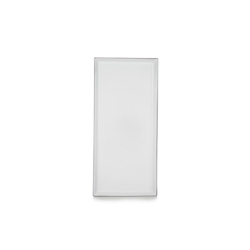 Equinoxe talíř obdélný 32,5 × 15 × 1,8 cm, bílý
