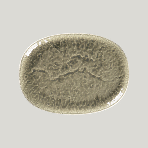 Krush talíř oválný 25 × 19 cm, šedý