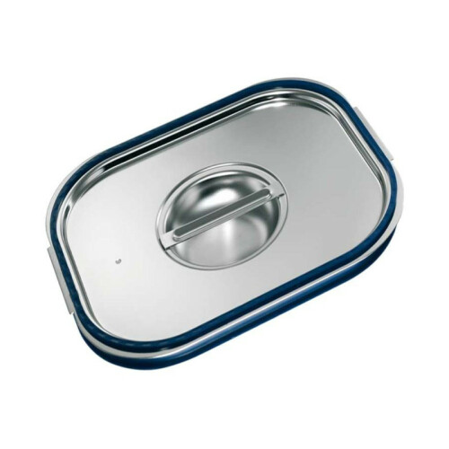 Víko se silikonovým těsněním na gastronádoby se sklápěcími úchyty GN 1/6