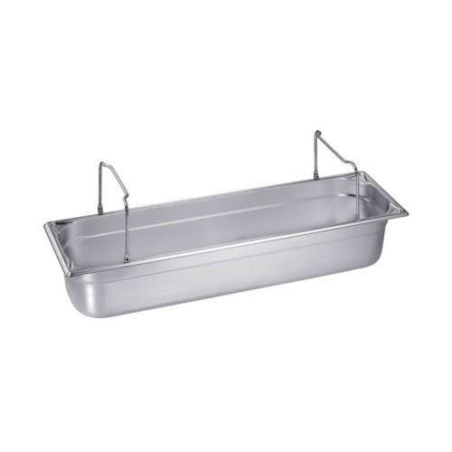 Gastronádoba se sklápěcími úchyty GN 2/4 100 mm