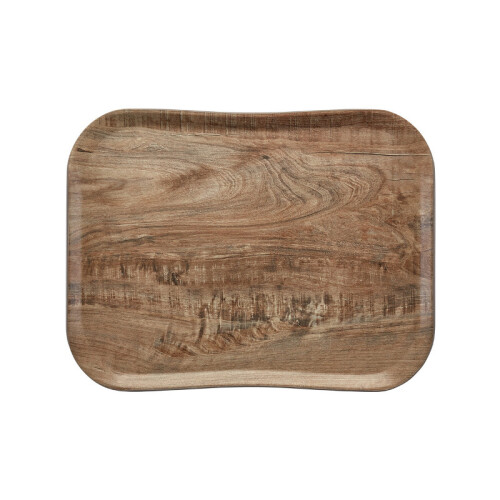 Wood podnos 33 × 43 cm, světlá oliva
