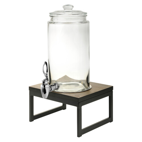 Dávkovač skleněný s podstavcem, 287,5 × 296,2 × 523 mm, 5,7 l