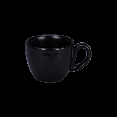 Cliché šálek na espresso 9 cl, černý