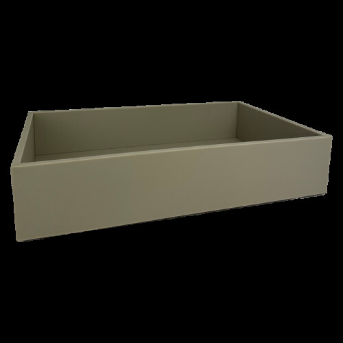 T-Collection box akryl, khaki, 530x325x75 mm