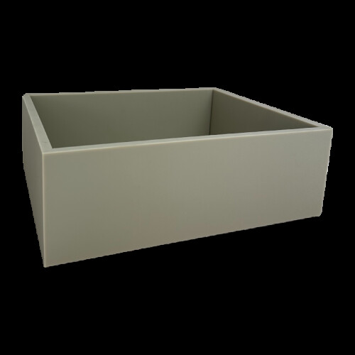 T-Collection box akryl, khaki, 325x265x75 mm