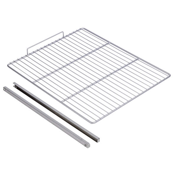 Police roštová GN 2/1 "Rilsan" šedá, vč.2 vodicích lišt.