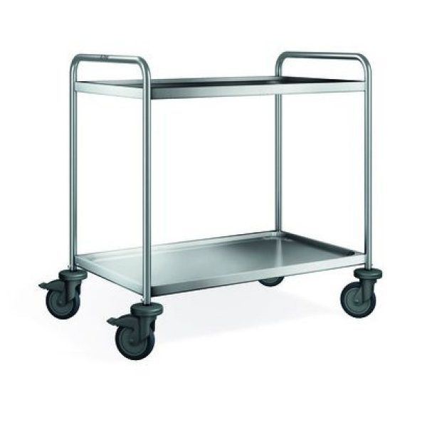 Nerez servírovací vozík SW9x6-2 (1000x650mm) - 2 police