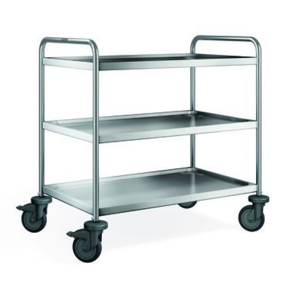 Nerez servírovací vozík SW9x6-3 (1000x650mm) - 3 police