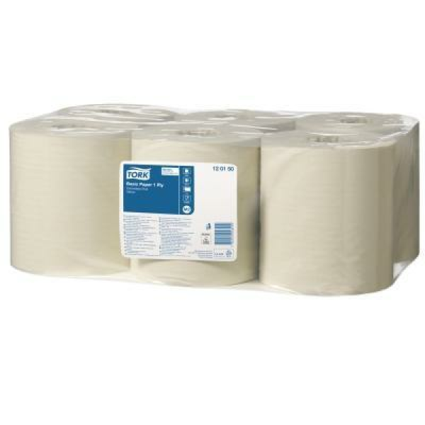 Papírové ručníky v roli Universal 310 žlutá M2 - 6 ks