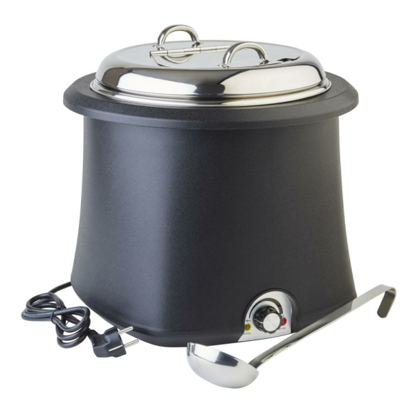 Kotlík na polévku 10 l elektrický, černý