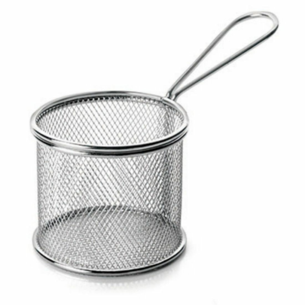 Košík nerezový servírovací 90 × 70 mm