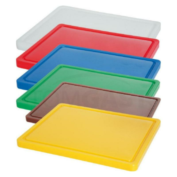 Deska s drážkou 450 × 300 × 13 mm, žlutá