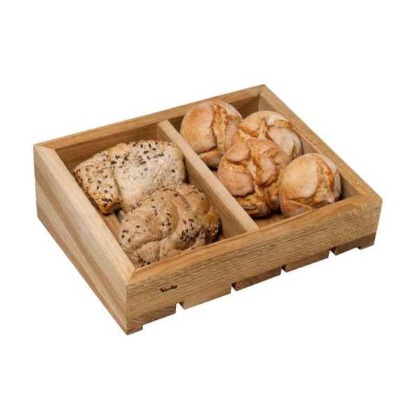 Box se 2 přihrádkami, GN 1/2 šikmý 325 × 265 × 80 mm